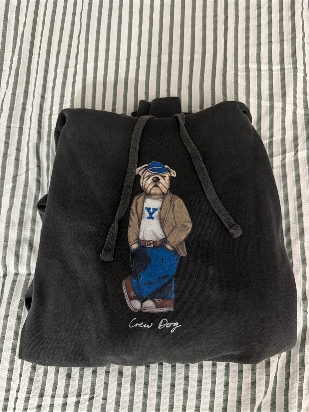 BYU Crew Dog Graphic Hoodie Sweatshirt